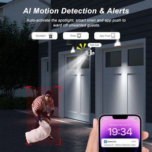 2025 Hot Bán Wifi 4MP HD CCTV Camera video giám sát ngoài trời 10x Zoom ống kính kép hai-cách âm thanh an ninh Wifi ip camera - Product Image 2