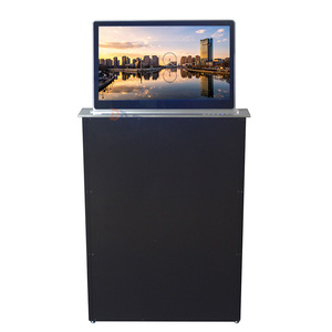 17.3&quot; Hidden Desk Retractable Motorized Pop up <strong>Computer</strong> Mechanism LCD Monitor Lift for Paperless Conference <strong>System</strong> - Product Image 2