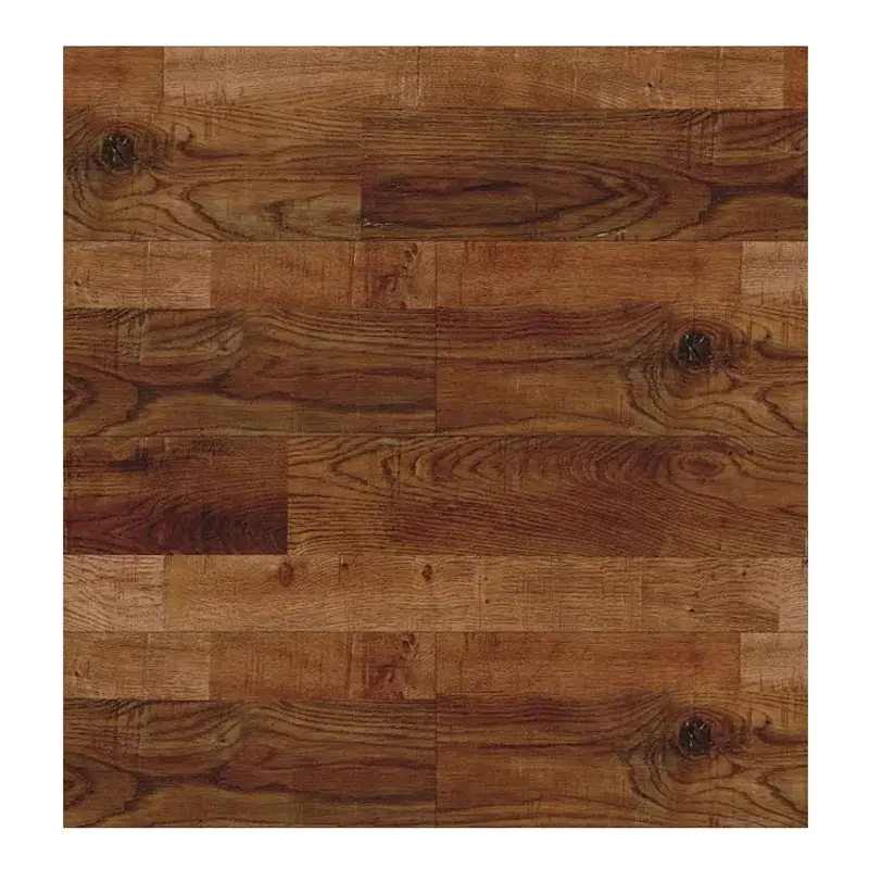 Papan HDF kayu ek lantai laminasi kepadatan tinggi 8 mm-12 mm Modern dengan pola timbul permukaan Matte untuk kamar mandi