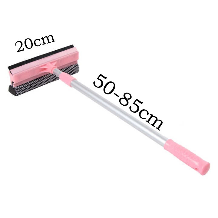 Section rétractable en aluminium rose