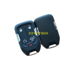 Durumda kabuk akıllı anahtar Fob anahtarsız giriş uzaktan 4 + 1 düğme logo HU100 acil anahtar olmadan 2014 2015 2016 2017 Chevrolet uyar - Product Image 1