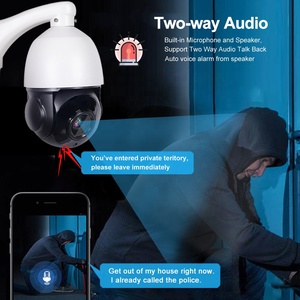 <strong>4</strong>.5INCH H.265 IP66 18X 1080P 5MP POE Outdoor AI Smart Human Motion Auto Tracking IR Two Way Audio <strong>Ip</strong> High Speed Dome Ptz <strong>Camera</strong> - Product Image 4