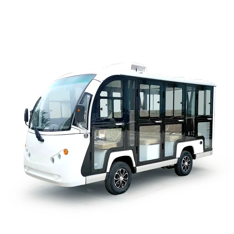 Mini 20 Seater Elektrische Sightseeing Bus Met Lage Snelheid