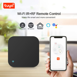 スマートホームTuyaアプリ2.4GWi-Fi BLE IRハブ赤外線およびRF315/433 Alexa Google HomeスマートWiFiIRRFリモートコントローラー - Product Image 2