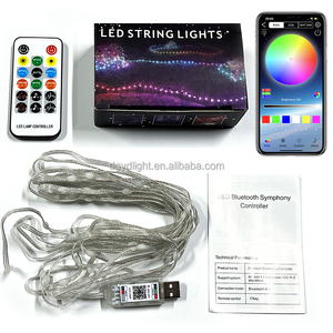 トゥインクルスマートクリスマスLEDミニストリングライト銅妖精RGBピクセルLEDストリングライト防水屋外 - Product Image 3