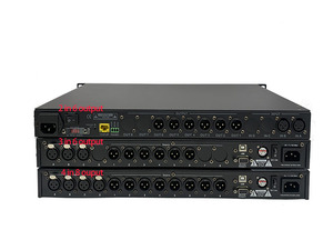 Procesador de audio digital DSP de alta calidad, sonido profesional de 2 entradas y 6 salidas, rendimiento de escenario