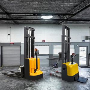 Taşınabilir elektrikli istifleyici 2 Ton manuel Forklift aküsü-Powered palet istifleyici çekirdek Motor Motor için çiftlik Warehouse-1000kg - Product Image 6