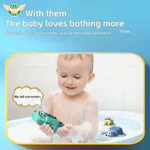 ของเล่นลอยน้ำสำหรับเด็กในห้องน้ำของเล่นจระเข้ไขลานสำหรับเด็กวัยหัดเดิน - Product Image 5