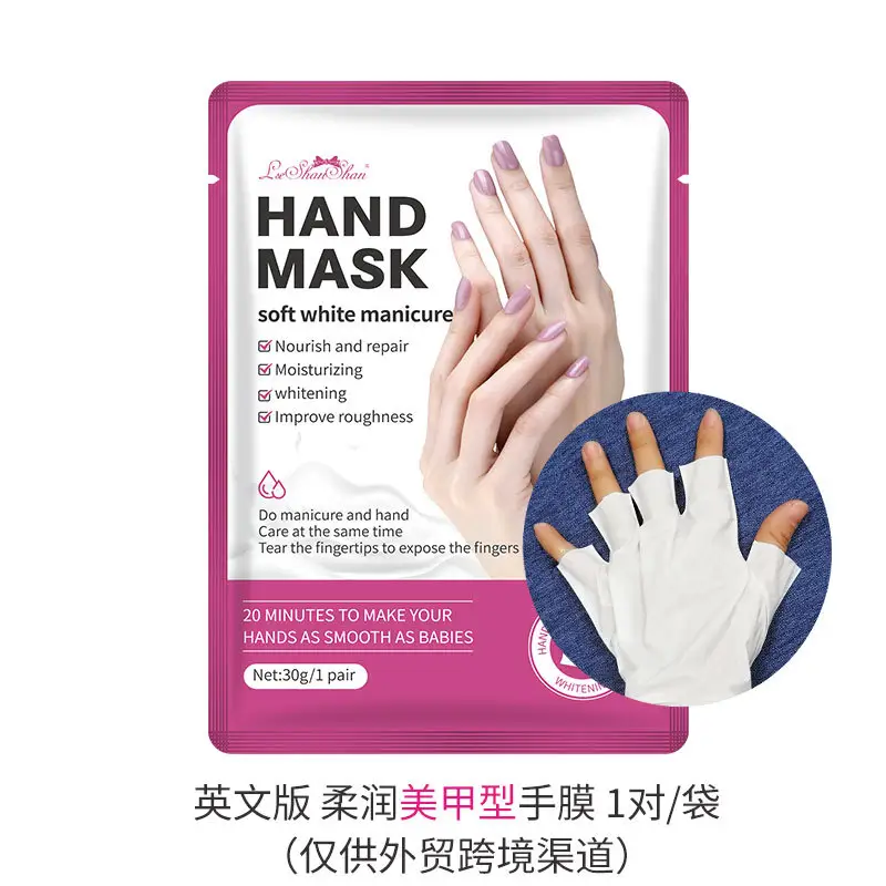 Oem/Odm Exfoliërende Hand Masker Hydraterende Handschoenen Whitening Hand Spa Huidverzorging Anti-Rimpel Lavendel Peeling Voor Mannen en Vrouwen