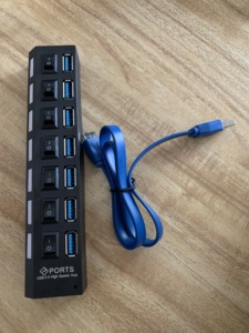 Hub 3,0 Multi USB Splitter 4/7 Port Expander Mehrere USB 3 Hab Power Adapter USB HUB mit Schalter Für PC - Product Image 5
