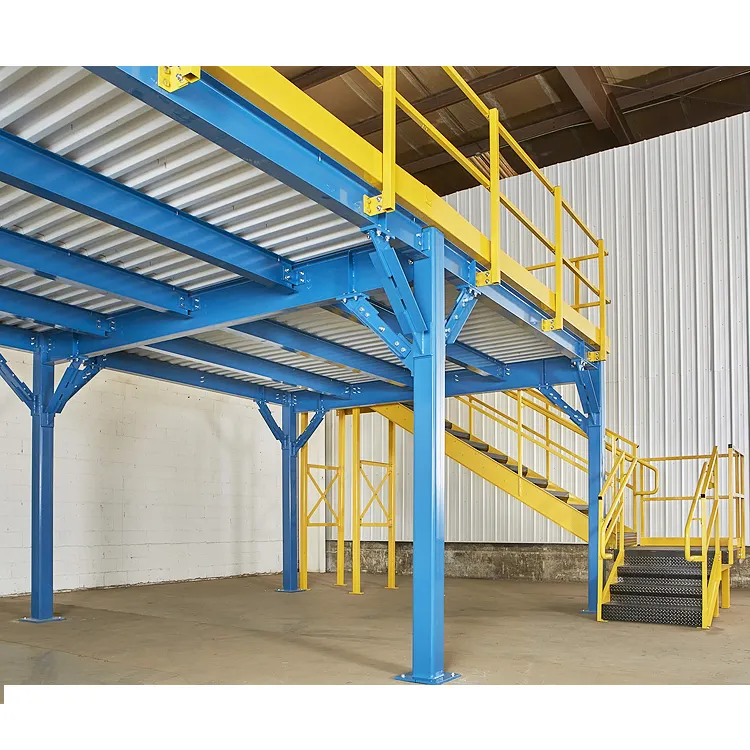 Pabrik Mezanin Loft Racking Sistem Rak Mezanin Tugas Berat