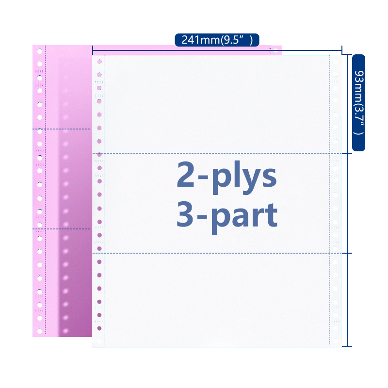 2 plis 3 parties