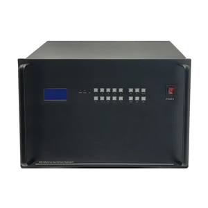 Matriz híbrida de conmutación enchufable 4K de gran oferta al por mayor, matriz modular sin costuras 32x32 con placas DVI de audio CVBS VGA HD-baseT - Product Image 2
