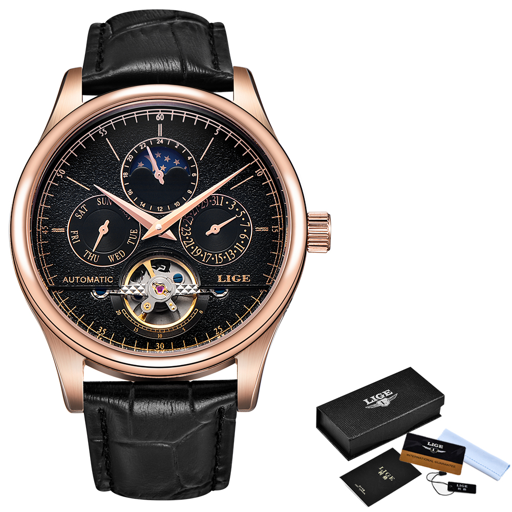 A - Gold black + box