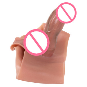 Hohle Phallus Silikon Lederhose für Männer mit Penis verdickung Realistische weiche wasserdichte Sexspielzeug Männliche Dildo unterwäsche - Product Image 2