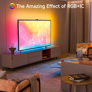 Смарт-RGB 5050 Адресуемая Светодиодная лента 5 м IP65 Водонепроницаемая USB возможность подключения ПВХ приложение управляемые украшения - Product Image 3