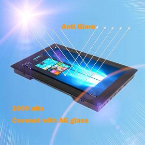 Frente impermeable IP67 IP65 Monitor industrial 1000 NITs luz del sol legible lcd monitores de pantalla táctil - Product Image 2