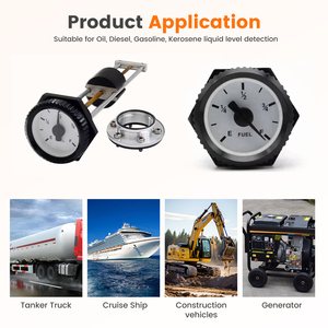 Moray Me504 Tùy Chỉnh Hợp Kim Nhôm Float Cao Thấp Báo Động Máy Phát Điện Cơ Khí Sight Diesel <span class=keywords><strong>Tank</strong></span> Mức Nhiên Liệu Đo - Product Image 4
