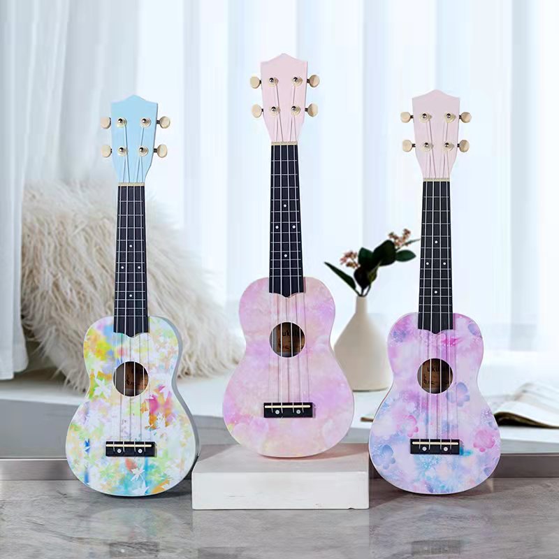 Cheap Price Ukulele 21 Inch Soprano China Kids 4 String Guitar Hawaiian Carbon Fiber Ukulele Ukelele