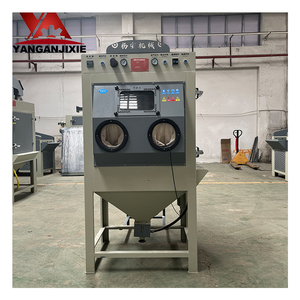 YA-9070 Manual Sand <strong>Blasting</strong> Cabinet <strong>Small</strong> Size Dust-free Sandblasting Machine Rust Removal with Sand