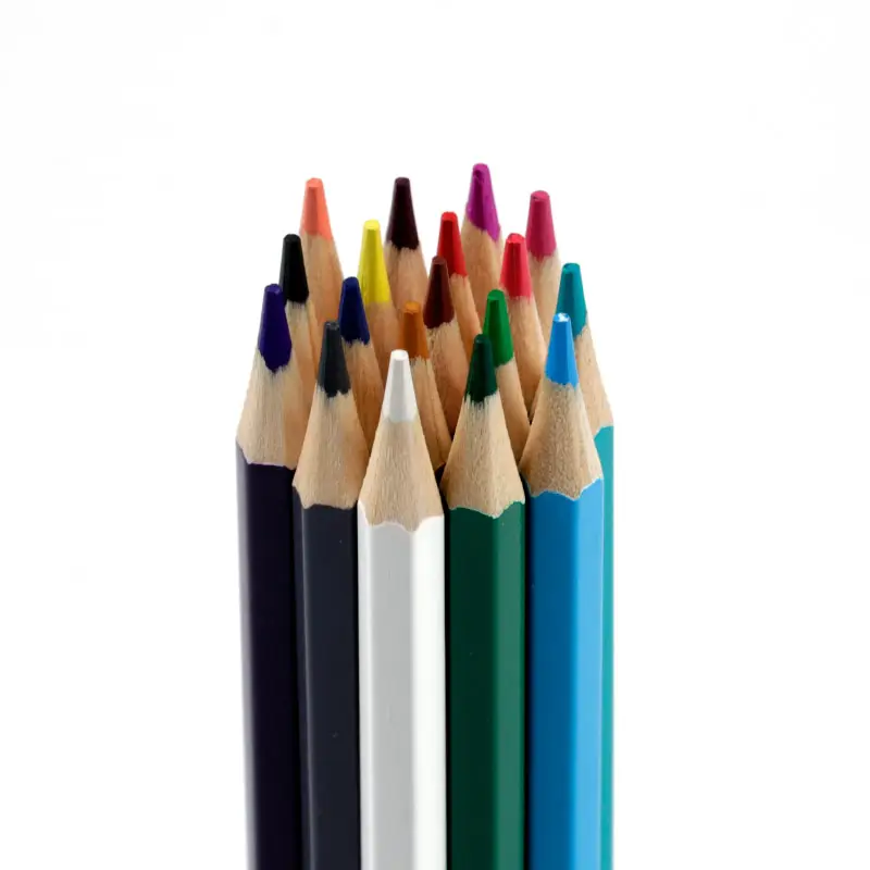 Juego de lápices de colores solubles en agua, caja de papel, 48 lápices de colores hexagonales, adecuado para regalo