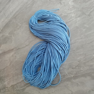 2.5mm Garment Accessories High <strong>Elastic</strong> <strong>String</strong> Uneasy to Fade <strong>Polyester</strong> Latex Silk Round <strong>Elastic</strong> Rope - Product Image 6
