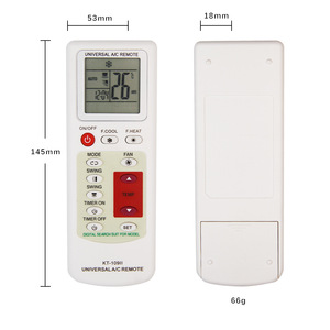 Aydınlatma fonksiyonu ile On/Off klima için KT-109II 1000-in-1 evrensel LED AC uzaktan kumanda otomatik arama sabit kod - Product Image 5