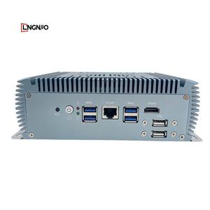 Directo de fábrica 6 LAN Mini computadora 1COM Procesador central Computadora pequeña Computadora industrial