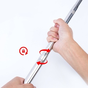 Custom Portable <strong>Soft</strong> Rubber Mesh Landing <strong>Net</strong> for Large Fishing New Style Retractable Foldable with Handle Made of PE <strong>Plastic</strong> - Product Image 3
