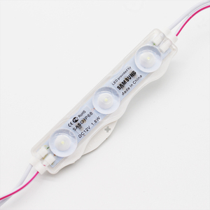 โมดูล LED lst 3leds 2835 6500K สีขาวบริสุทธิ์ 1.5W 12V IP67 เลนส์ 170 ABS Backlight สําหรับกล่อง AD กลางแจ้ง led ฉีดโมดูล - Product Image 2