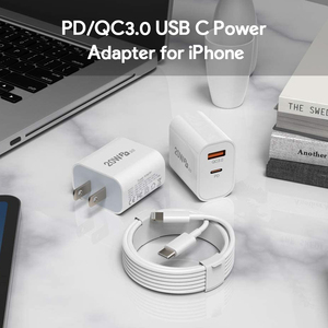 IPad için 18W PD hızlı duvar şarj Pro not 10/10 + için Galaxy S20 Google piksel 4/4XL LG V60-DC için hızlı şarj için cep telefonu - Product Image 6