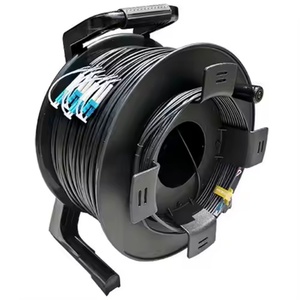 Ağır SM G657A2 zırhlı Fiber yama kablosu 50M 100M 150M 200M 10Gbps sahne aydınlatma DMX512 kontrol olay performansı için - Product Image 1