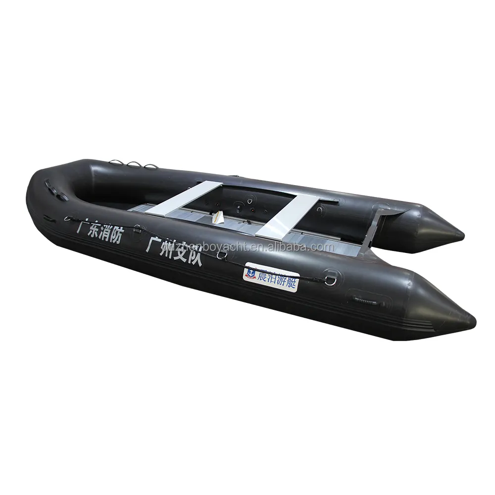 Barco inflável do PVC ou do Hypalon de 4.7m com assoalho de alumínio para 7-8 pessoas para a pesca surfando o lazer CE certificado