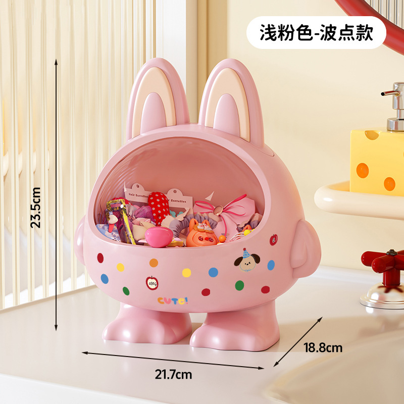 Milk pink - polka dot