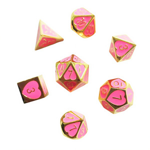 Özel Metal 8mm zar D Set ve D ejderha ve Dungeon kurulu oyunu grup zar Cthulhu zar masa oyunları D20 D12 D10 D8 D6 D4 - Product Image 6