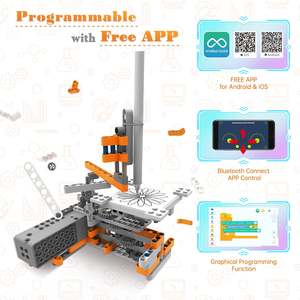 Educational Power Functions Makerzoid Steam Kids Toys Building Blocks Master <strong>Program</strong> Block <strong>Robot</strong> Coding - Product Image 6