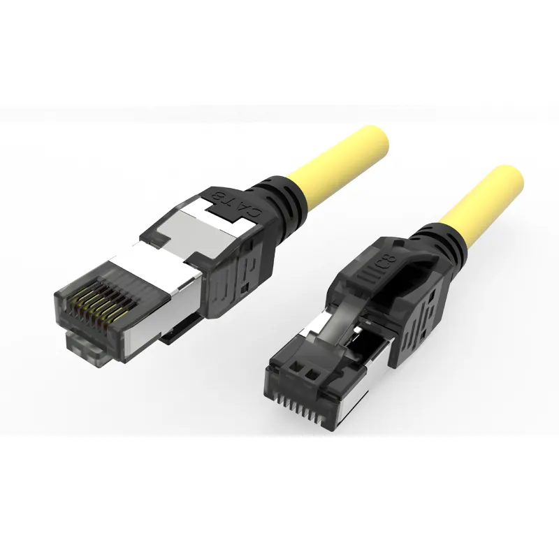 Cable de parche Cat8 certificado ETL/DELTA de alta calidad, 4 pares, 24 awg, cat5e, utp