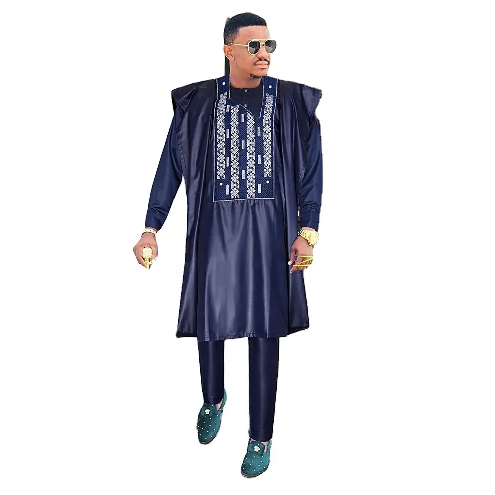 ARTTY vente en gros de vêtements africains pour hommes vêtements à manches longues pour hommes africains costumes pour mariages derniers tissus en bazin