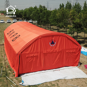 Dayanıklı tuval PVC Oxford kumaş ile yapılan özelleştirilmiş kemerli afet yardım çadırları - Product Image 5