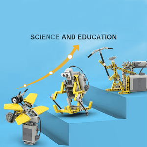 Kid <strong>Science</strong> Educational <strong>Building</strong> <strong>Blocks</strong> Toy 8 in 1 Programming Gear <strong>Blocks</strong> DIY <strong>Building</strong> Kits for Kids - Product Image 5