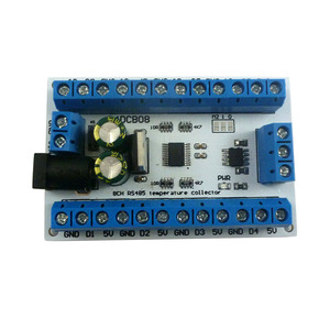 8ch ds18b2 rs485 modbus rtu temperature <strong>control</strong> <strong>sensor</strong> remote digital <strong>module</strong> - Product Image 1