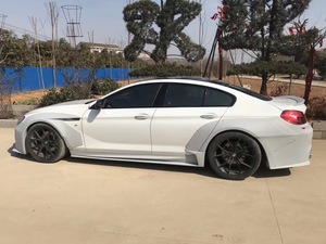 FRP ชุดบอดี้คิท6 Series M6/F06/F12/F13ชุดบอดี้ไวด์รถยนต์2011-2017 PD สไตล์สำหรับ Bmw 6 Series