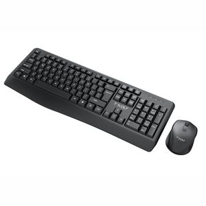 Factory Service Waterproof Ergonomics Wireless 104 Keys <strong>Keyboard</strong> Mouse Set Office PC <strong>Computer</strong> Typewriter Notebook Desktop Use