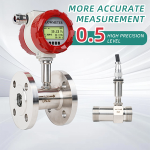 DN32 G1-1/2 Male Threaded Industrial Stainless Steel Turbine Flow Meter with <strong>Pulse</strong> <strong>Output</strong> Custom Design Services Bulk Discounts - Product Image 3