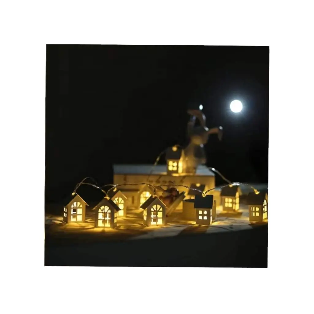 Anpro 2M Guirlandes lumineuses LED Guirlandes lumineuses de Noël Décorations de style maison pour la maison Fête Mariage Chambre Décoration Lampe