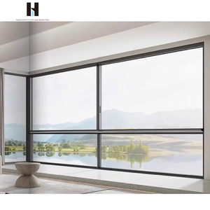 HANNOVER sürgülü pencereler özel çift camlı pencereler çerçeve sürgülü pencereler 3 ev odası için çok kanallı sızdırmazlık penceresi izler - Product Image 1