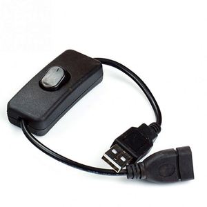 Muestra gratis Oem USB 2,0 a macho a hembra ON OFF Cable de interruptor Usb