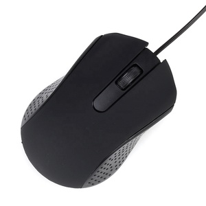 Colore nero ottico del Mouse del Computer dell'ufficio 3-pulsante USB cablato Mouse di gioco per PC portatile Notebook - Product Image 2