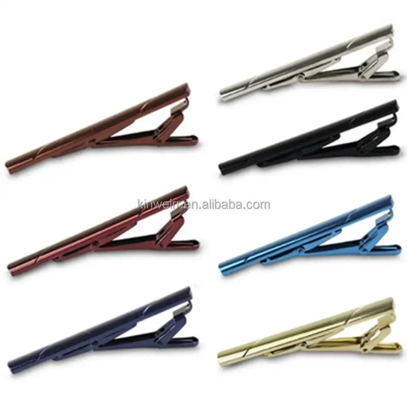 Nuovi prodotti in metallo 2024 accessori di abbigliamento Tie Clip Versatile Business Tie Clip moda uomo Elite fermacravatta