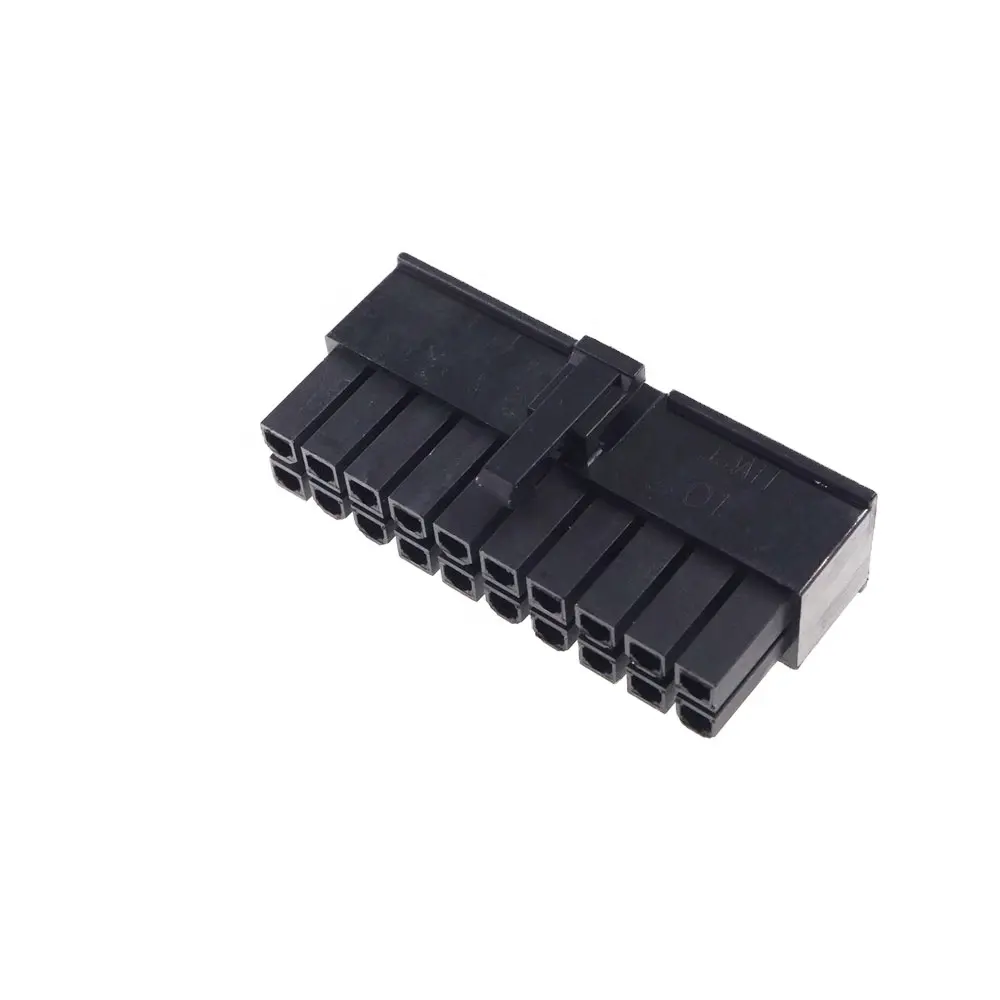 Passo 4.2mm Maschio Housing 5557 compagno di Contatto Femmina Pins Terminali Guscio Del Computer Mini-Fit Jr 12V EPS 20 pin atx connettore di alimentazione